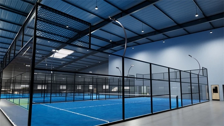 کیفیت سازه و متریال زمین پدل