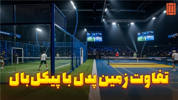 تفاوت اصلی زمین پیکل‌بال با پدل چگونه زمین مناسب را انتخاب کنیم؟